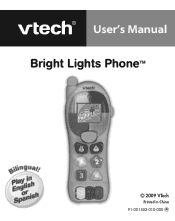 Vtech Bright Lights Phone User Manual