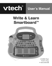 Vtech Smartboard User Manual