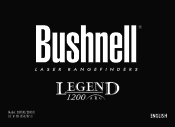 Bushnell Legend 1200 ARC Camo Rangefinder Owner's Manual