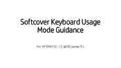 HP ENVY 12-g000 Softcover Keyboard Usage Manual