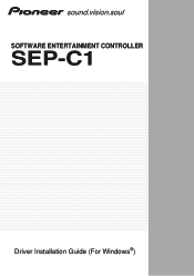 Pioneer SEP C1 Installation Manual