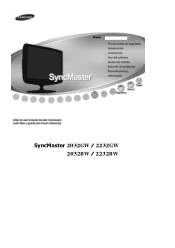 Samsung 2232BW User Manual (user Manual) (ver.1.0) (Spanish)