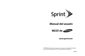 Samsung SPH-M220 User Manual (user Manual) (ver.f7) (Spanish)