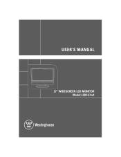 Westinghouse LCM-27w4 User Manual