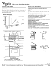 Whirlpool WMH53520CE Dimension Guide