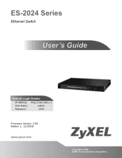 ZyXEL ES-2024A User Guide