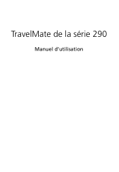 Acer TravelMate 290 TravelMate 290 User's Guide FR