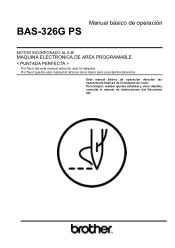 Brother International BAS-326G Basic Instruction Manual - Spanish