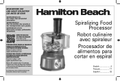 Hamilton Beach 70735 Use and Care Manual