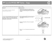 HP M1522n HP LaserJet M1522 MFP - Copy Tasks