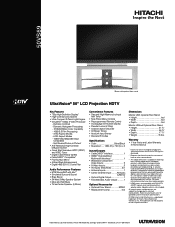 Hitachi 50VS69A Brochure