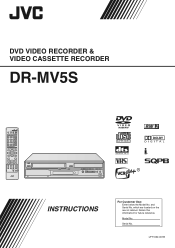 JVC DR-MV5S Instruction Manual