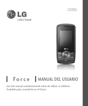 LG LG370 Blue Owner's Manual