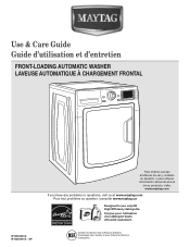 Maytag MHW9000YG Use & Care Guide
