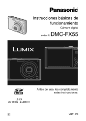 Panasonic DMC-FX5 Digital Still Camera - Spanish