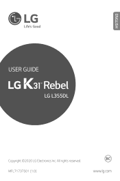 LG K31 Rebel Owners Manual
