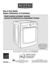 Maytag MHW5500FC Use & Care Guide
