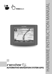 Nextar X3-01 X3-01 Hardware Manual