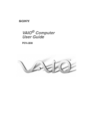 Sony PCV-J200 VAIO User Guide  (primary manual)
