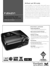 ViewSonic PJD6251 PJD6251 Datasheet