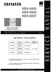 AIWA NSX-A505 Service Manual