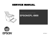 Epson EPL 5800 Service Manual