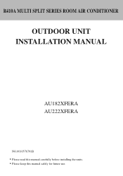 Haier AU222XFERA User Manual