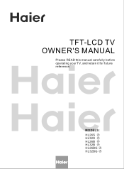 Haier HL32BG-A User Manual