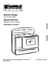 Kenmore 9961 Use and Care Guide