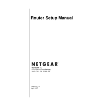 Netgear WGT624 WGT624v4 Setup Manual