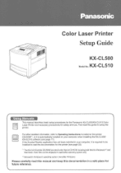 Panasonic KX-CL510 Printer