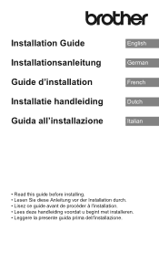 Brother International Innov-is VQ3000 Installation Guide for Premium Pack II Optional accessories