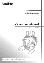 Brother International PR670E Operation Manual