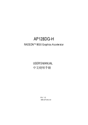 Gigabyte GV-AP128DG-H Manual