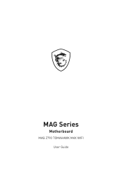MSI MAG Z790 TOMAHAWK MAX WIFI User Manual 1