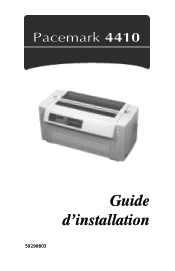 Oki PM4410 Guide d'installation, PM4410 (French Setup Guide)