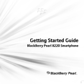 Blackberry Pearl 8220 Getting Started Guide