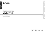 Denon AVR-1712 Owners Manual - Spanish