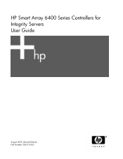 HP A9890A Smart Array 6400 Series Controllers for Integrity Servers User Guide