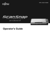 Konica Minolta Fujitsu ScanSnap S1300i Operation Guide