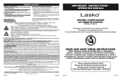 Lasko CT22410 User Manual