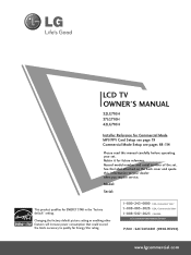 LG 37LG710H Owners Manual