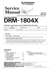 Pioneer DRM-1804X Service Manual