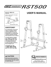 Reebok Rst500 Bench English Manual