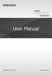 Samsung EO-BG930 User Manual