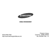 Samsung WEP475 User Manual (user Manual) (ver.1.0) (English, Spanish)