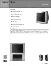 Sony KD-32FS170 Marketing Specifications