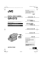 JVC GRD72US Instructions