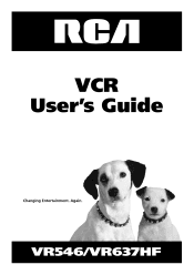 RCA VR637HF User Guide