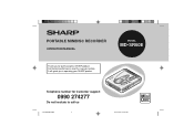 Sharp MDSR60S Operation Manual